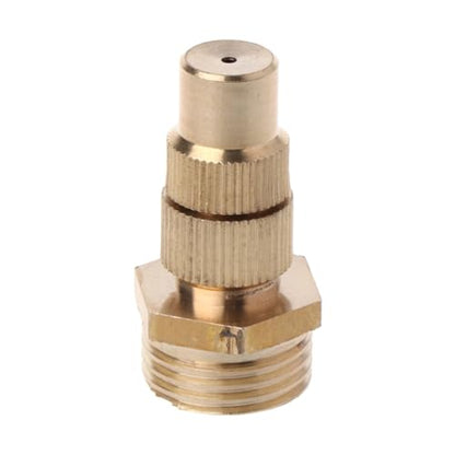 1/2" Adjustable Spray Misting Nozzles Brass Spray Head Agricultural Irrigation Atomizer Tool for Landscapings Gardenings