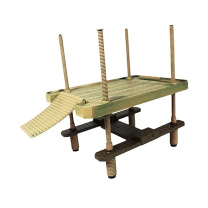 Turtle Basking Platform with Ramp Ladder for Frogs Aquarium