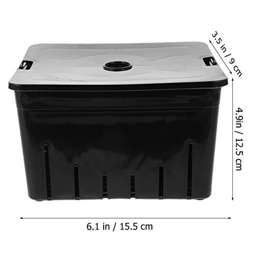 Toddmomy Turtle Supply Incubation Box Lizard Incubator Reptile Hatchery Professional Tortoise Separator Reusable Sturdy Easy to Install Unique Cover