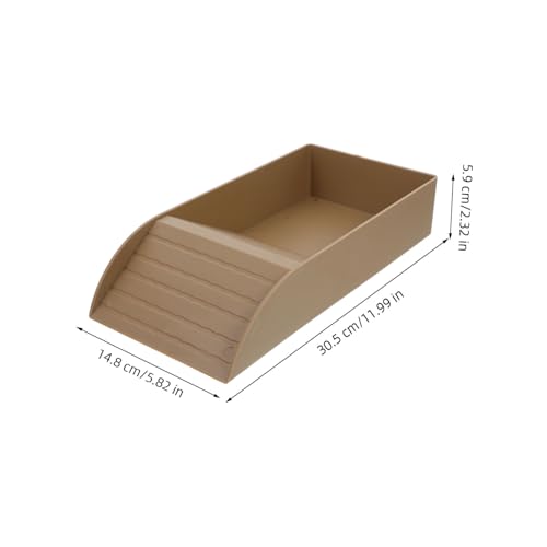 GANAZONO Multipurpose Turtle Bath Soaking Dish and Feeding Bowl for Reptiles Lightweight Portable Turtle Habitat Pool Easy Setup Suitable for Various