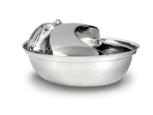 Pioneer Pet Stainless Steel Fountain Raindrop Design , 60oz - size: 60 oz.