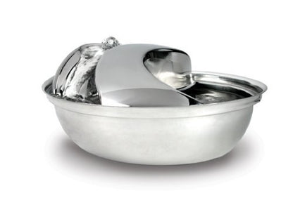 Pioneer Pet Stainless Steel Fountain Raindrop Design , 60oz - size: 60 oz.