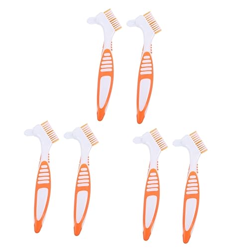 Balacoo 6pcs Multi-Functional Turtle Shell Brush Dense Bristles for Mud Dirt Removal Reptile Tank Cleaner