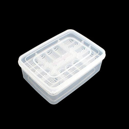 16-Grid Reptile Breeding Box - Professional Plastic Incubator for Gecko, Lizard & Mane Hatching