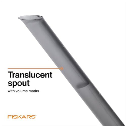 Fiskars Indoor Watering Can,Long Reach Spout for Precision Hydration on House Plants,Flowers&Garden,Anti-Drip Nozzle with Translucent Volume Markings,Ergonomic Recycled Plastic Body,40 oz,(Pack of 4) - size: Watering Can (Pack of 4)