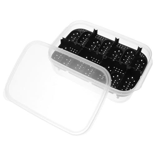 Professional Reptile Egg Incubator Box Compartments Transparent Cover and Premium for Snakes Lizards and Turtles Hatching for Pet Breeders