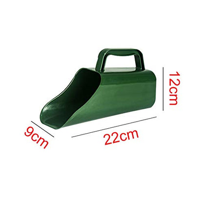 Soil Scoop, Plastic Garden Cultivation Scoop, Hand Scoop Soil Sifter , Garden Scoop Trowel Shovel Hand Shovel Cultivation Tool for Digging up or Transporting Scoops of Soil | Compact planter helper for moving potting mix, compost, perlite, and pellets wit