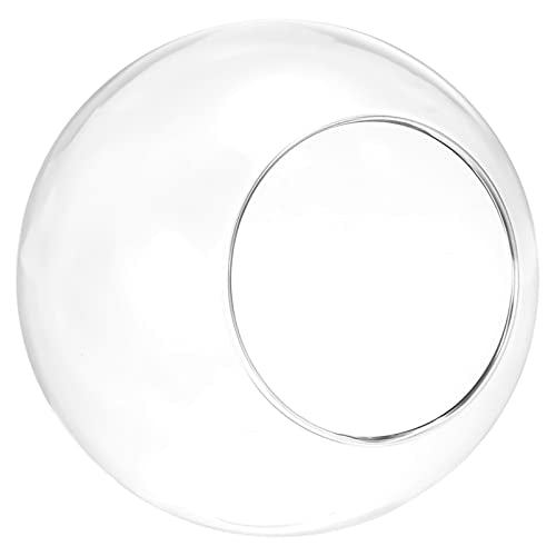 PATIKIL Round Globe Terrarium Air Plant Planter, 4.8 Inch High Borosilicate Glass Table Decorations for Succulent, Tillandsia, Clear - size: 4.8 Inch