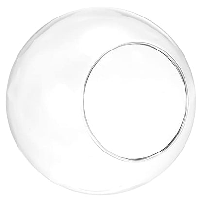 PATIKIL Round Globe Terrarium Air Plant Planter, 4.8 Inch High Borosilicate Glass Table Decorations for Succulent, Tillandsia, Clear - size: 4.8 Inch