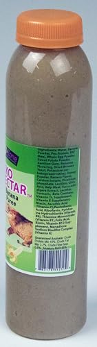 Nature Zone Crested Gecko Food - Banana Nectar Puree, 12 oz, for Crested Geckos, Gargoyle Geckos, Day Geckos & Other Fruit Eating Geckos