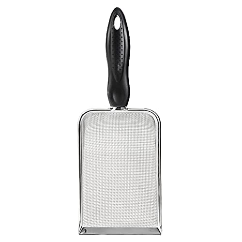 Cleaning The Shovel Reptile Scoops Terrarium Bedding Substrate Sand Sifter Stainless Steel Fine Mesh Small Pet Cage Cleaner Shovel