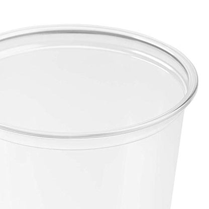 Karat FP-DC32-PPU 32 oz Deli Container, 5.7" Height, 4.61" Width, 3.27" Length (Pack of 500), Clear (Pack of 500) - size: 32 oz Container
