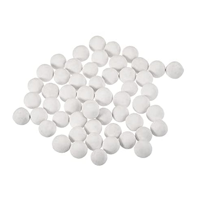 MECCANIXITY Clay Pebbles 7-8mm 0.88 lbs White Gardening Potted Balls for Hydroponic Growing, Vases Supplies, Bonsai Decor