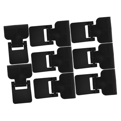 Toddmomy 8pcs Reptile Enclosure Clips Durable Locking Latches for Turtle Tanks Aquariums for Secure Covers for Terrariums and Climbing Setups