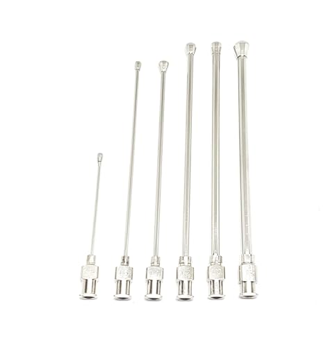 GENERIC Stainless Steel Feeding Needles for Bird| Round Ball Tip | Straight | for Veterinary Use