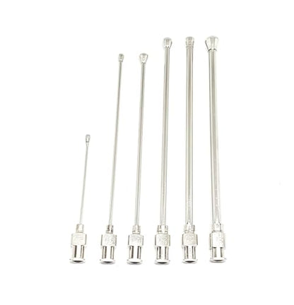 GENERIC Stainless Steel Feeding Needles for Bird| Round Ball Tip | Straight | for Veterinary Use