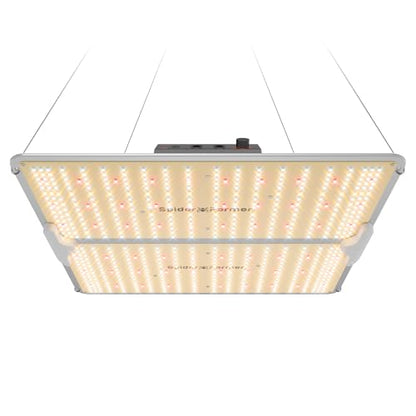 Spider Farmer SF2000 PRO LED Grow Lights for Indoor Plants in 3x3 Grow Tent | 200W Dimmable Full Spectrum Grow Light, New-Gen High-Efficiency Diodes 2.7 PPE System for Seed Starting, Vegetables & Bloom - size: 3x3