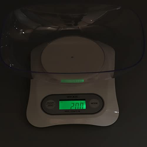 Digital Gram Scale, Small Jewelry Scale with Weighing Bowl and Insulated Silicone Mat, Gram Scale with USB Cable with Timer and Countdown Function, Digital Herb Scale for Food, Mini Reptiles