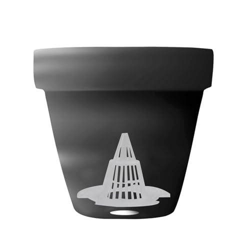 Cone Flower Pot Mesh Pad, 74mm, 10 Pcs | Pot Bottom Grid Mat, Drainage Screens, Drainage Netting