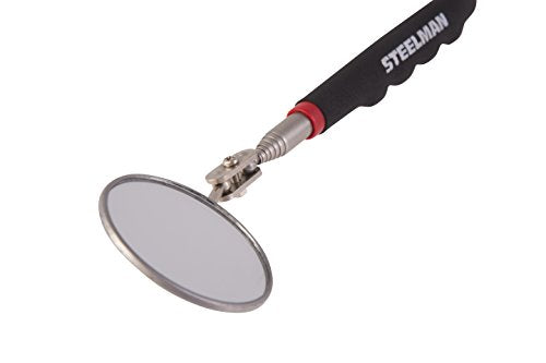 STEELMAN 41819 36-Inch Telescoping 2.25-Inch Round Inspection Mirror - size: 36 inches