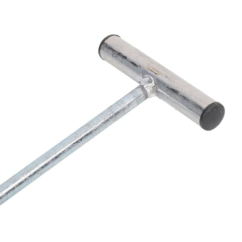 Hog Pig Catcher Pole Stainless Steel Animal Control Tool Adjustable Length for Dogs Pigs Reptiles with Hook T Handle (T Handle Without Pull Rope 67cm) - size: T Handle Without Pull Rope 67cm