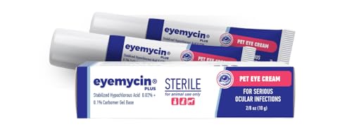 EYEMYCIN Pet Eye Health for Dogs, Cats, Cattle, Sheep, Horses, Birds and Puppies, Kitten (2 Pack) - size: 2 PACK