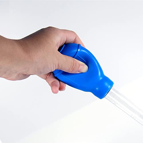 Fish Tank Cleaning Tools,Mini Manual Aquarium Dropper for Fish Tank(45cm) | Extendable Fish Tank Cleaning Waste Remover