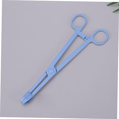 HANABASS 1pc Plastic Pet Stool Clamp for Reptiles and Birds Cleaning Tool Scissors Design Easy to Use Reduces Odor for Pet - size: Size 1