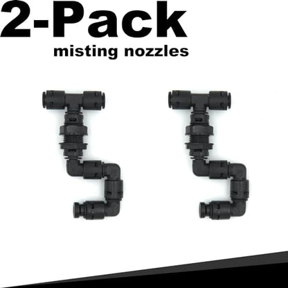 Reptile Mister Nozzles, 2-Pack, Reptile Automatic Misting System Nozzle, Mister Nozzles for Auto Mister Sprayer