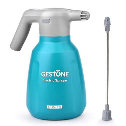 Electric Spray Bottle 1/2 Gallon Plant Mister with Spraying Rod | Automatic Electric Water Sprayer, Adjustable Nozzle, Spray 60 Bottles Once Charge, For Plant Fertilizing,Weeding and Cleaning