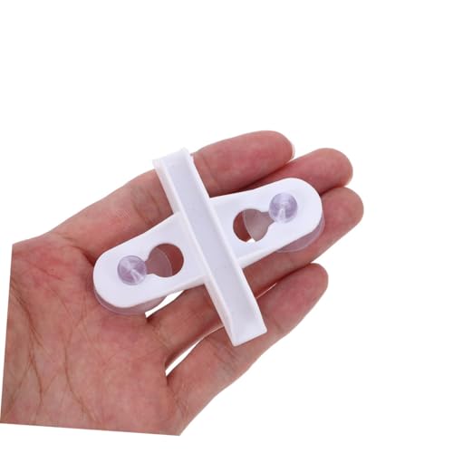Sosoport 20pcs Aquarium Cup Clips for Fish Tank Divider Isolation Antislip Glass Holders for Setup and Reptile Enclosures Versatile Clips for Tank