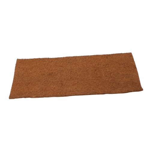 POPETPOP Natural Coconut Fibre Reptile Carpet Mat Tortoise Carpet Pad for Bearded Dragon Turtle Insulation Mat