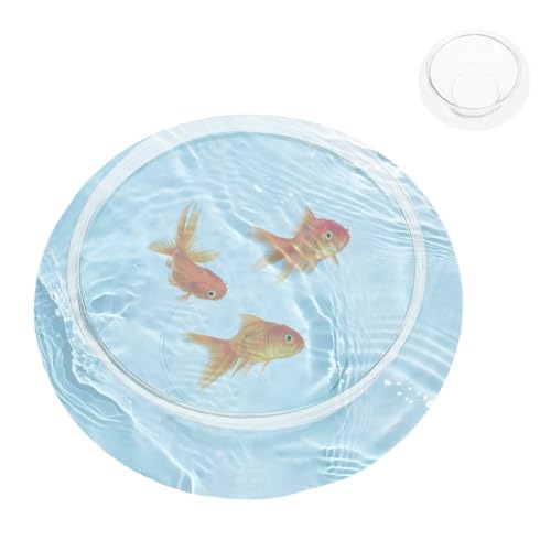 Flower Glass Vase Bowl Terrarium Succulent Planter: Glass Vase Bowl Hydroponic Planter Floral Container Fish Clear Bubble Floating Candle - size: 15.00X15.00X6.00CM