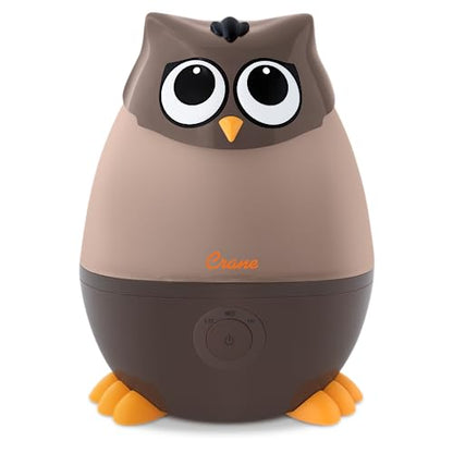 Crane Ultrasonic Humidifiers for Kid's Room and Baby Nursery, .5 Gallon Cool Mist Air Humidifier, Owl Humidifier For Kid's Room - style: Mini Owl