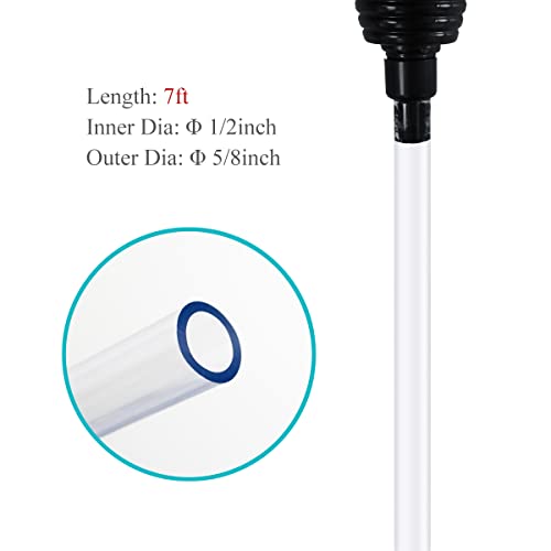 Laifoo 7ft Aquarium Siphon Vacuum Cleaner for Fish Tank Cleaning Gravel & Sand - size: 7ft