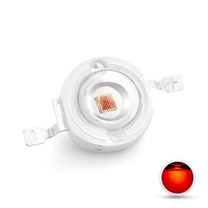 CHANZON 10 pcs High Power Led Chip on Board 3W Orange | (400mA - 500mA / DC 2V - 2.4V / 3 Watt) Super Bright Intensity SMD COB Light Emitter Components Diode Bulb Bead DIY Lighting - color: J) Orange (600nm)