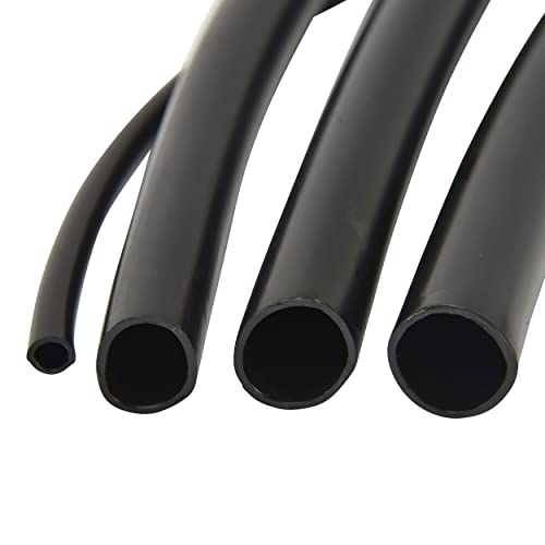 Raindrip 016005P 1/4-Inch Drip Irrigation Supply Tubing, 50-Foot, for Irrigation Drippers, Drip Emitters, and Drip Systems, Black Polyethylene - size: 50 Ft, style: Polyethylene