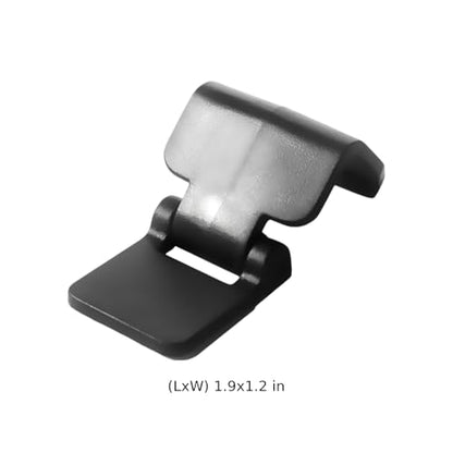 6 Pcs Terrarium Lock, Black Plastic Aquarium Clips, Old Version Reptile Clips, Reptile Cage Lock Lid Latch, Fit 0.7 in, 1.7 cm Lid