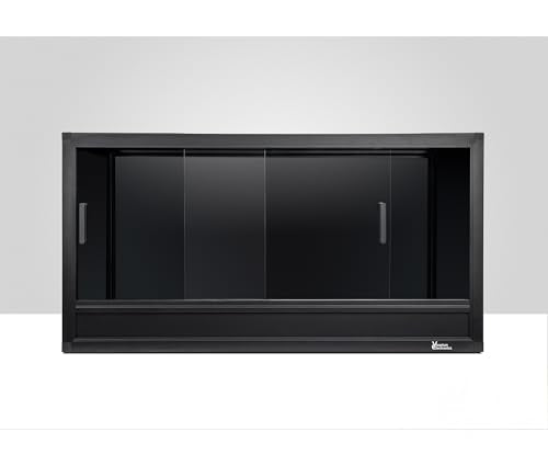 50 Gallon 36""x18""x18"" Sliding Door Enclosure, Black