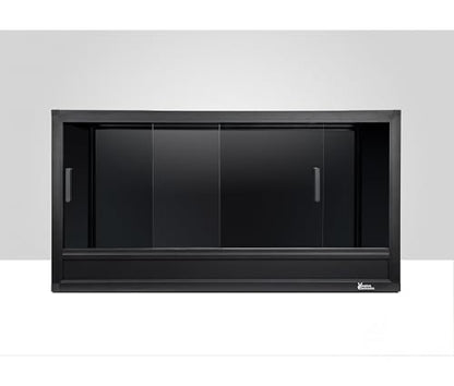 50 Gallon 36""x18""x18"" Sliding Door Enclosure, Black