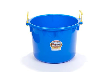 Little Giant® Plastic Muck Tub | Durable & Versatile Utility Bucket with Handles | Muck Bucket | Durable Handles | 40 Quart | Blue - color: Blue, size: 40 quart