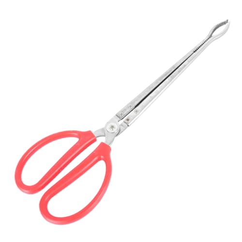 LIOOBO Reptile Feeding Tongs Snake Catching Tools Stainless Steel Reptile Tweezers Long Tweezers for Terrarium