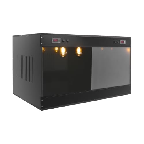 PVC Reptile Enclosure, 33-Gallon Habitat with Glass Door, Dual Thermostat | Set up in Living Rooms, Classrooms, or Breeding Racks, the Enclosure Gives Ball Pythons, and Bearded Dragons a Secure Home.