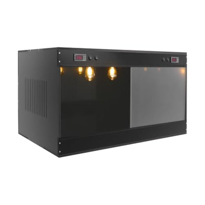 PVC Reptile Enclosure, 33-Gallon Habitat with Glass Door, Dual Thermostat | Set up in Living Rooms, Classrooms, or Breeding Racks, the Enclosure Gives Ball Pythons, and Bearded Dragons a Secure Home.