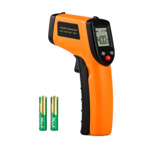 Infrared Thermometer Gun,Non Contact Digital Surface Thermometer with Laser Pointer, Backlit LCD,-58°F to 752°F for Cooking,HVAC, Automotive-GM320
