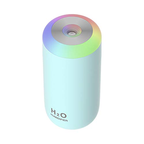 Plant Humidifier indoor, 350ml Humidifier for plant, desk, portable, travel (Cyan) - color: 1-Cyan