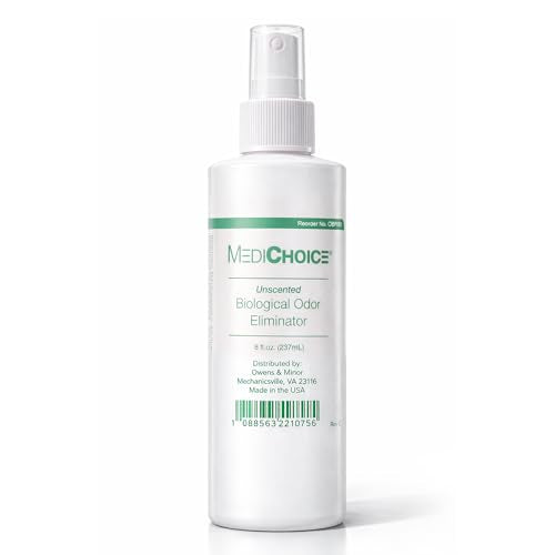 MediChoice Biological Odor Eliminator, Unscented, Pump Spray, 8 Oz, 1314OE8121 (Each of 1)