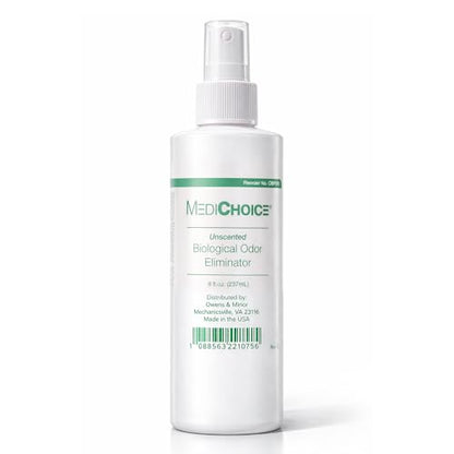 MediChoice Biological Odor Eliminator, Unscented, Pump Spray, 8 Oz, 1314OE8121 (Each of 1)
