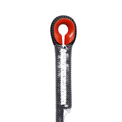 Static Climbing Ropes 35FT,50FT,100FT,150FT,200FT,250FT(Diam 10mm,16mm) - color: Black(diam 10mm), size: 65 FT
