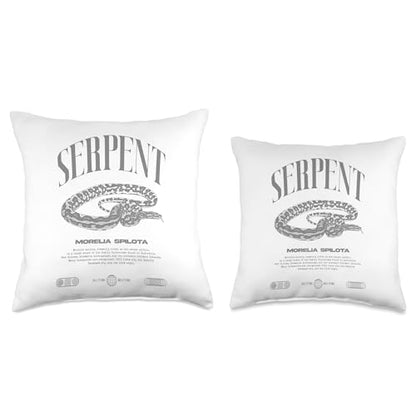 Carpet Python Modern Reptile Keeper Streetwear Throw Pillow - size: 16x16